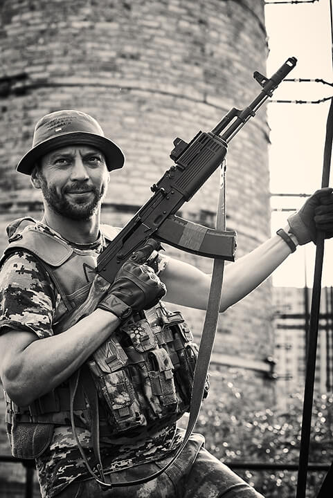 фотозйомка українських військових на фронті