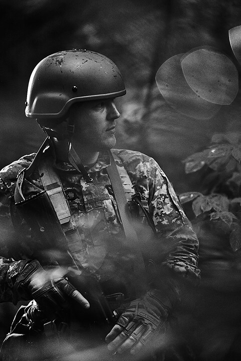фотозйомка українських військових на фронті